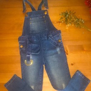 Girls Toddler Overall Jeans Pants
